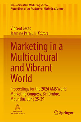 Livre Relié Marketing in a Multicultural and Vibrant World de 