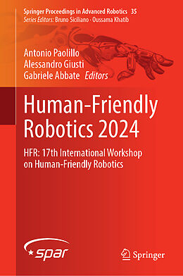 Livre Relié Human-Friendly Robotics 2024 de 