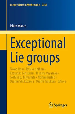 E-Book (pdf) Exceptional Lie groups von Ichiro Yokota
