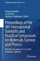Fester Einband Proceedings of the 4th International Scientific and Practical Symposium on Materials Science and Physics von 