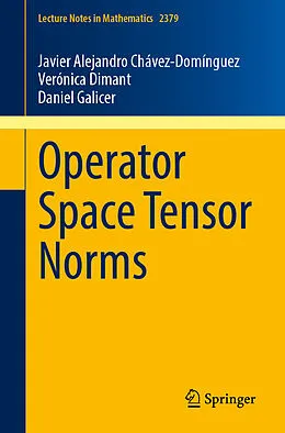 E-Book (pdf) Operator Space Tensor Norms von Javier Alejandro Chávez-Domínguez, Verónica Dimant, Daniel Galicer