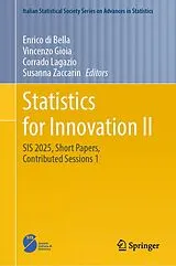 Fester Einband Statistics for Innovation II von