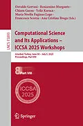 E-Book (pdf) Computational Science and Its Applications - ICCSA 2025 Workshops von 