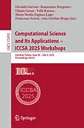 E-Book (pdf) Computational Science and Its Applications - ICCSA 2025 Workshops von 