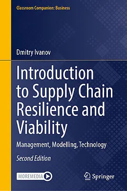 E-Book (pdf) Introduction to Supply Chain Resilience and Viability von Dmitry Ivanov
