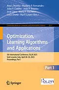 E-Book (pdf) Optimization, Learning Algorithms and Applications von 