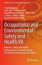 Fester Einband Occupational and Environmental Safety and Health VII von 