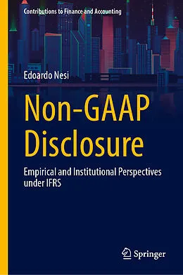 E-Book (pdf) Non-GAAP Disclosure von Edoardo Nesi