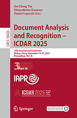 Kartonierter Einband Document Analysis and Recognition - ICDAR 2025 von 