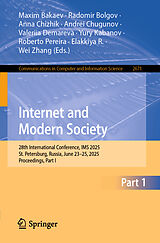 Kartonierter Einband Internet and Modern Society von 