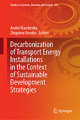 Fester Einband Decarbonization of Transport Energy Installations in the Context of Sustainable Development Strategies von 