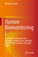 Fester Einband Human Biomonitoring I von Hermann Fromme