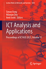 Kartonierter Einband ICT Analysis and Applications von 