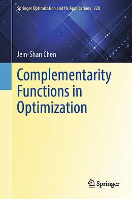 E-Book (pdf) Complementarity Functions in Optimization von Jein-Shan Chen