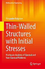 Fester Einband Thin-Walled Structures with Initial Stresses von Alexander Kolpakov