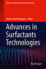 Fester Einband Advances in Surfactants Technologies von 
