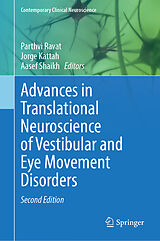 Fester Einband Advances in Translational Neuroscience of Vestibular and Eye Movement Disorders von 