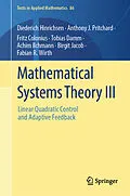 E-Book (pdf) Mathematical Systems Theory III von Diederich Hinrichsen, Anthony J. Pritchard, Fritz Colonius