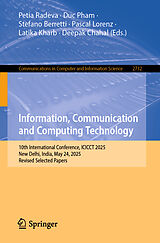 Kartonierter Einband Information, Communication and Computing Technology von 