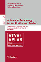 Kartonierter Einband Automated Technology for Verification and Analysis von 
