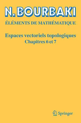 E-Book (pdf) Espaces Vectoriels Topologiques von N. Bourbaki