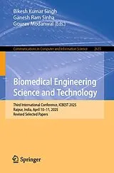 Kartonierter Einband Biomedical Engineering Science and Technology von