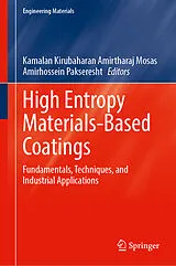 Fester Einband High Entropy Materials-Based Coatings von 