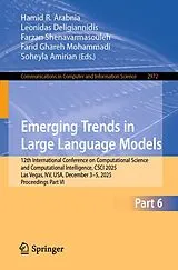 Kartonierter Einband Emerging Trends in Large Language Models von 