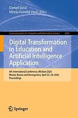 Kartonierter Einband Digital Transformation in Education and Artificial Intelligence Application von 