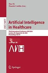 Kartonierter Einband (Kt) Artificial Intelligence in Healthcare von