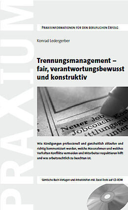 Fester Einband Trennungsmanagement - fair, verantwortungsbewusst und konstruktiv von Konrad Ledergerber