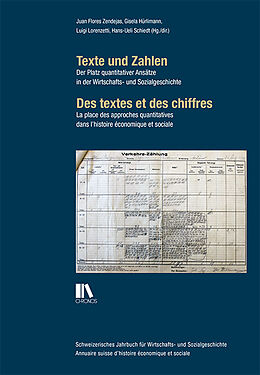 Paperback Texte und Zahlen / Des textes et des chiffres von Juan Flores, Gisela Hürlimann, Luigi / Schiedt, Hans-Ulrich Lorenzetti