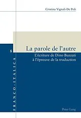 Kartonierter Einband La parole de l'autre von Cristina Vignali