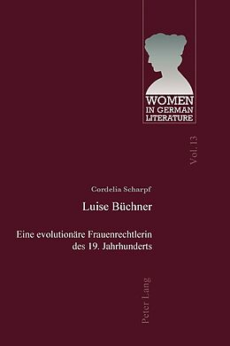 Kartonierter Einband Luise Büchner von Cordelia Scharpf