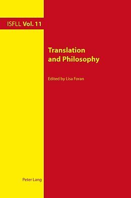Couverture cartonnée Translation and Philosophy de 