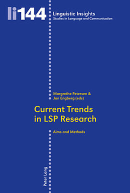 Couverture cartonnée Current Trends in LSP Research de 