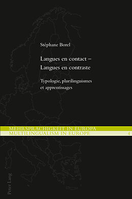 Couverture cartonnée Langues en contact - Langues en contraste de Stéphane Borel