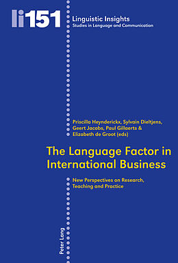 Couverture cartonnée The Language Factor in International Business de 
