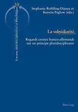 Kartonierter Einband La subsidiarité von 