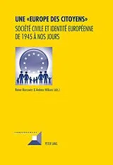 Kartonierter Einband Une " Europe des Citoyens " von 