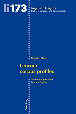 Couverture cartonnée Learner corpus profiles de Madalina Chitez