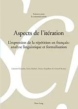Kartonierter Einband Aspects de l'itération von 