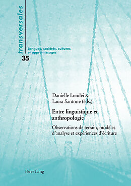 Couverture cartonnée Entre linguistique et anthropologie de 