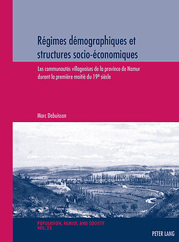 Couverture cartonnée Régimes démographiques et structures socio-économiques de Marc Debuisson