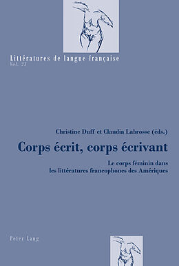 Couverture cartonnée Corps écrit, corps écrivant de 