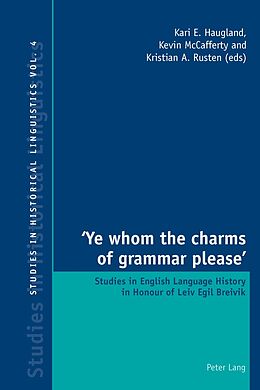 Kartonierter Einband 'Ye whom the charms of grammar please' von 
