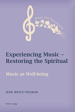 Couverture cartonnée Experiencing Music   Restoring the Spiritual de June Boyce-Tillman