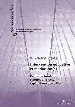 Couverture cartonnée Intervention éducative et médiation(s) de 
