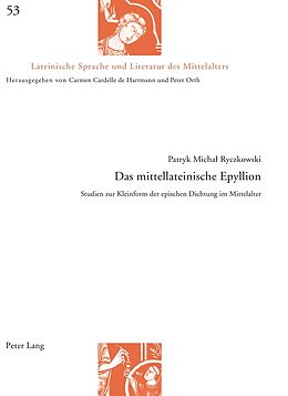 Fester Einband Das mittellateinische Epyllion von Patryk Micha Ryczkowski
