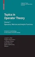 E-Book (pdf) Topics in Operator Theory von Ilya M. Spitkovsky, Leiba Rodman, J. William Helton